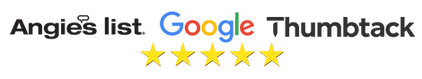 5-Star Rated on Angi, Google & Thumbtack
